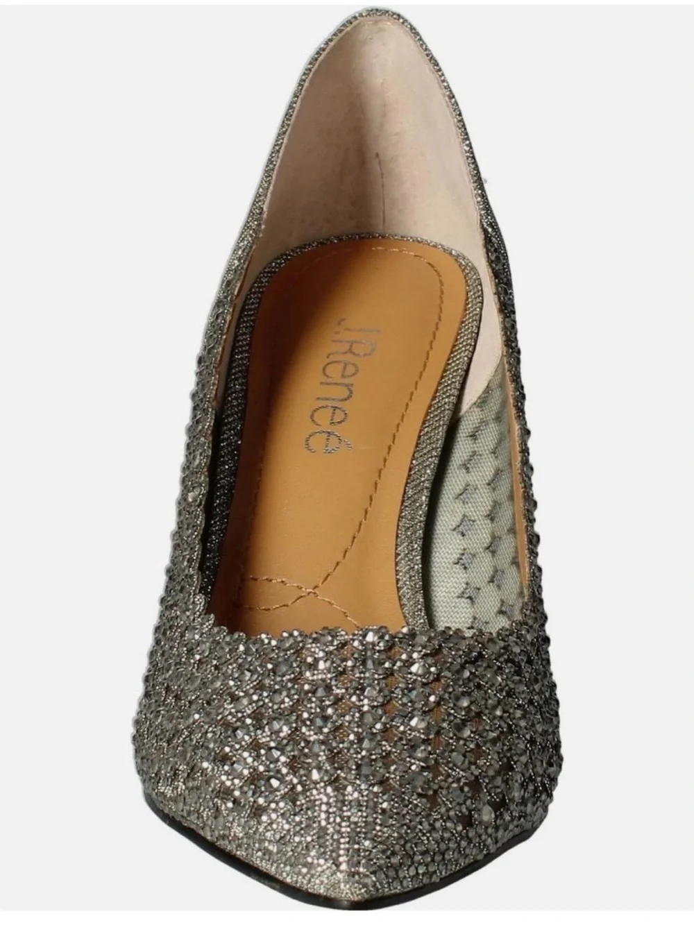 J RENEE Sesily Embellished Pointed-Toe Pump. NIB